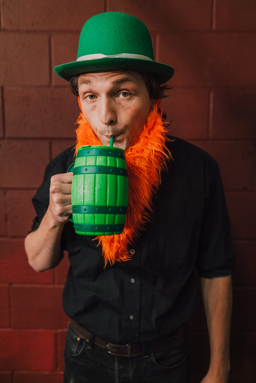 man mug festive bar